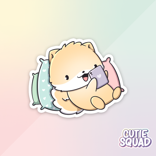 Evening Routine Shibas | Stickers