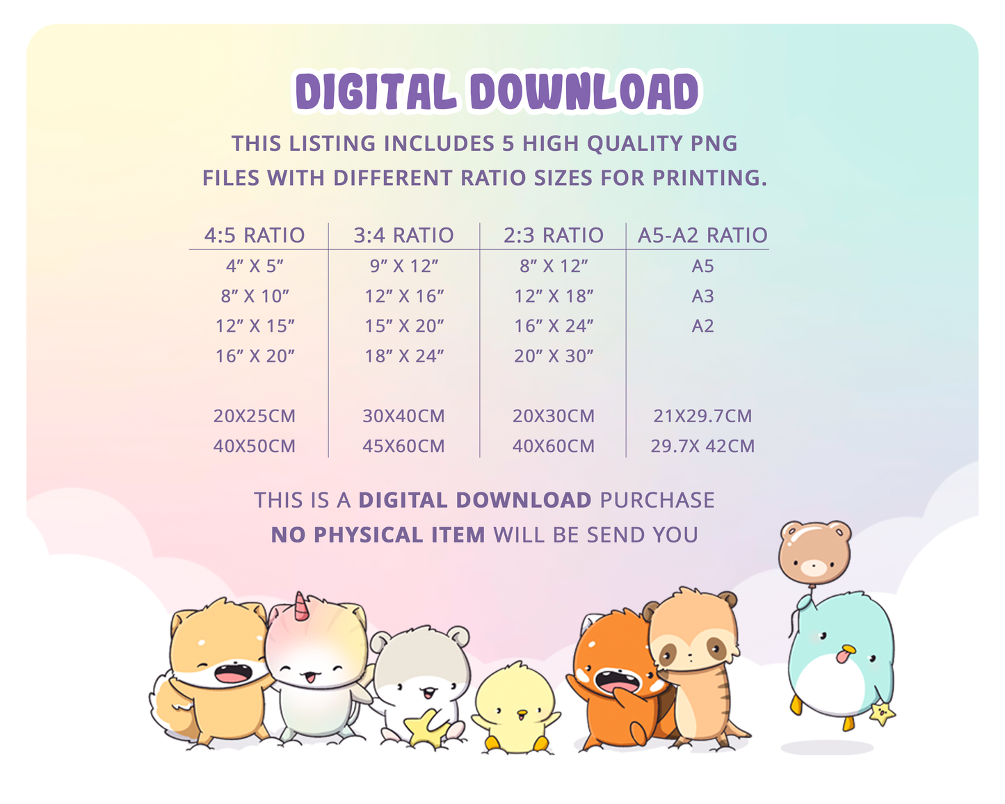 Doodle Red Panda | Printable Art