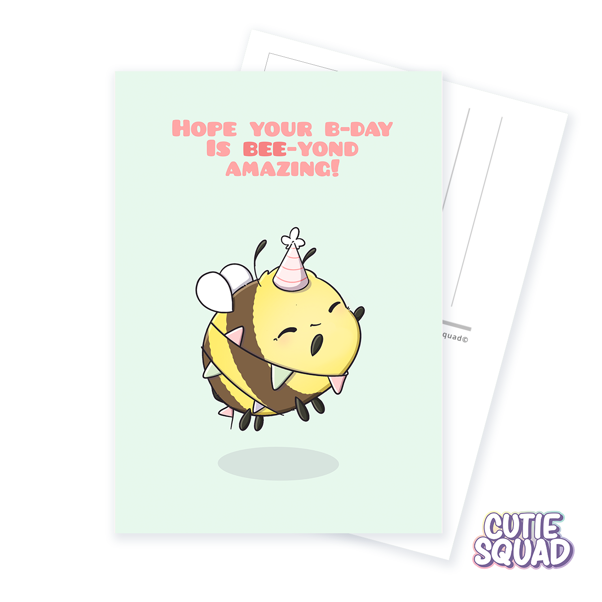 Amazing Bee-day | Postcard