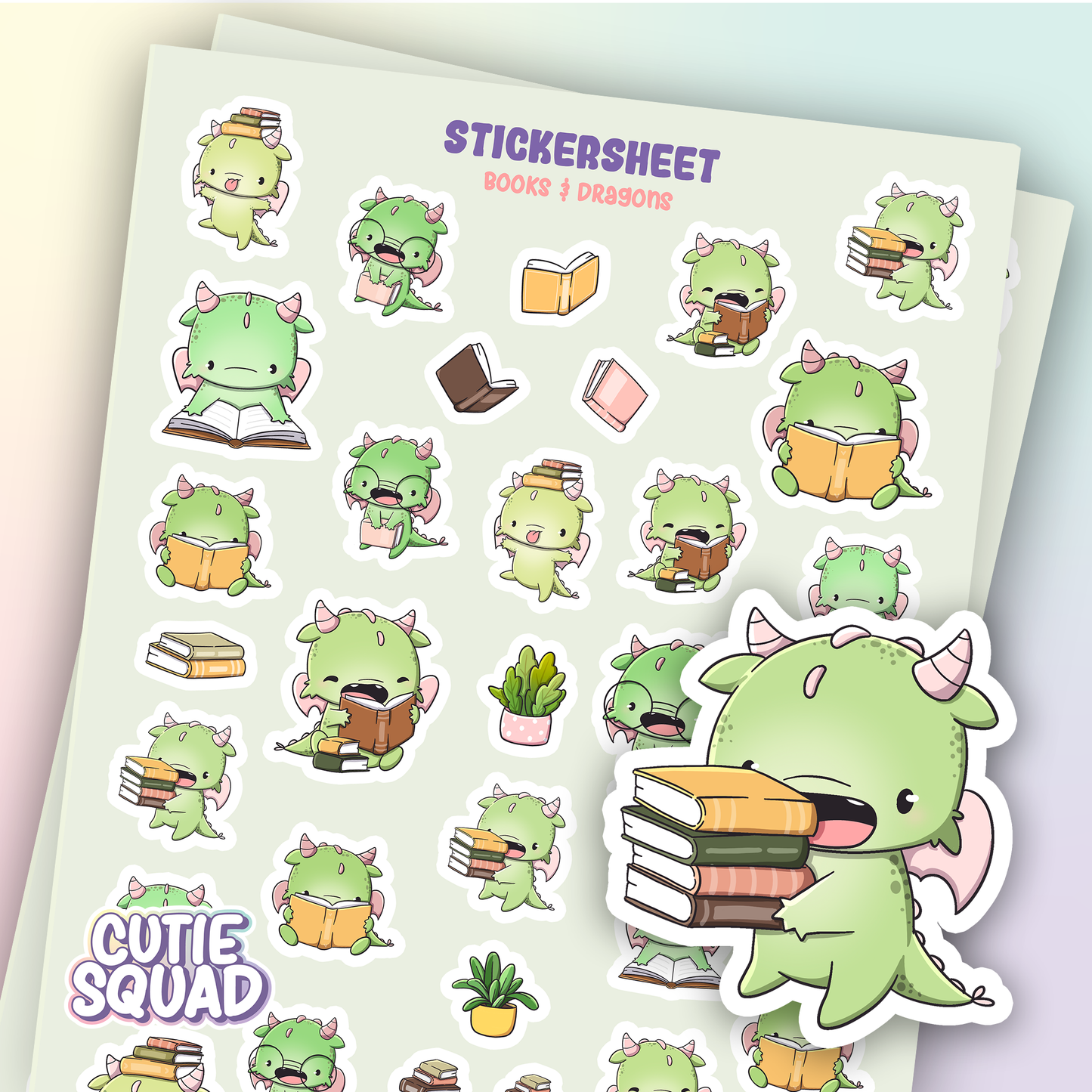 Bookdragons pt2 | Sticker Sheet