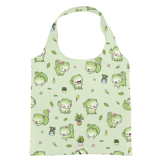 Cactus Cats | Reusable Foldable Shopping Bag