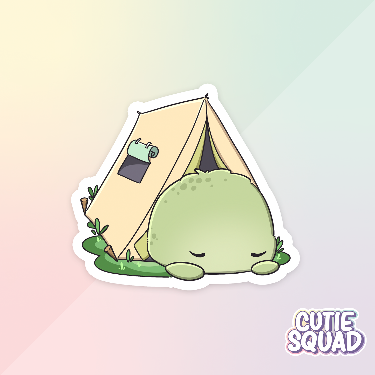 Camping Turtles | Stickers