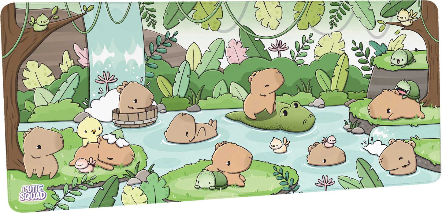 Capybaras Kawaii Deskmat 90x40 cm