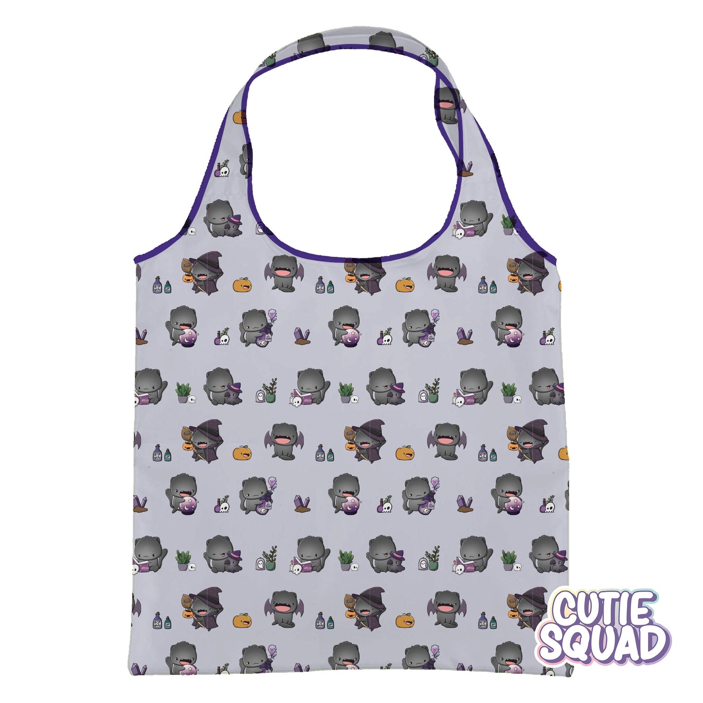 Black Cats Reusable Shopping Bag