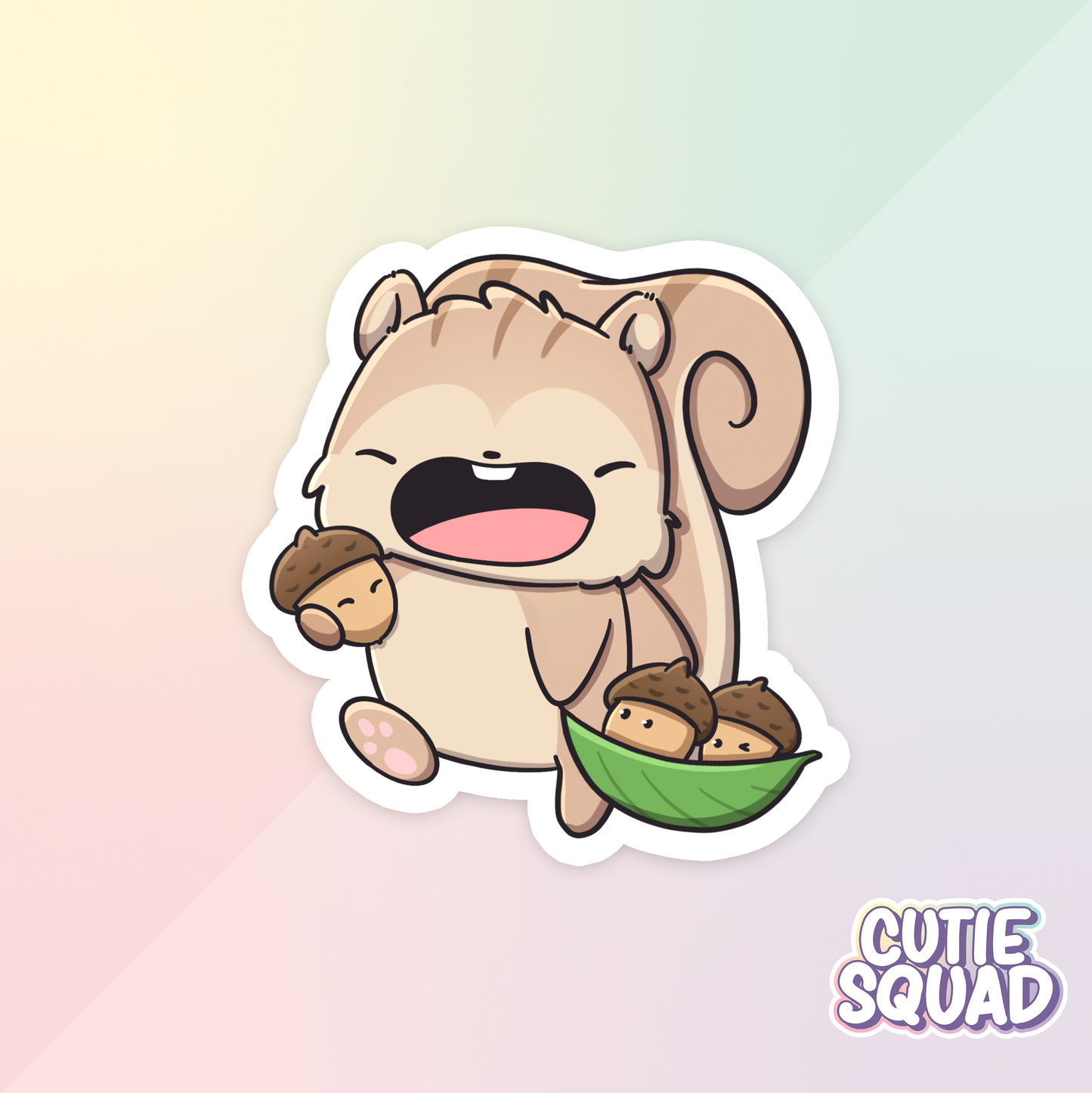 Squirrels Cozy Nut Club | Stickers