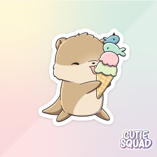 Fishy Otters | Stickers | Sale