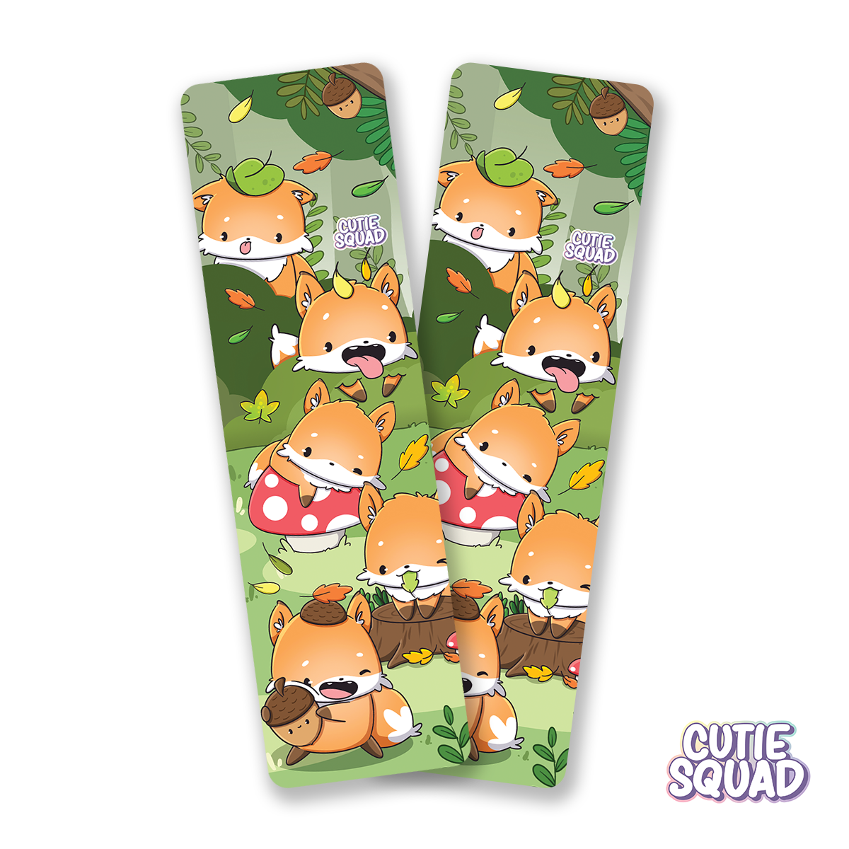 Fall Foxes | Bookmark