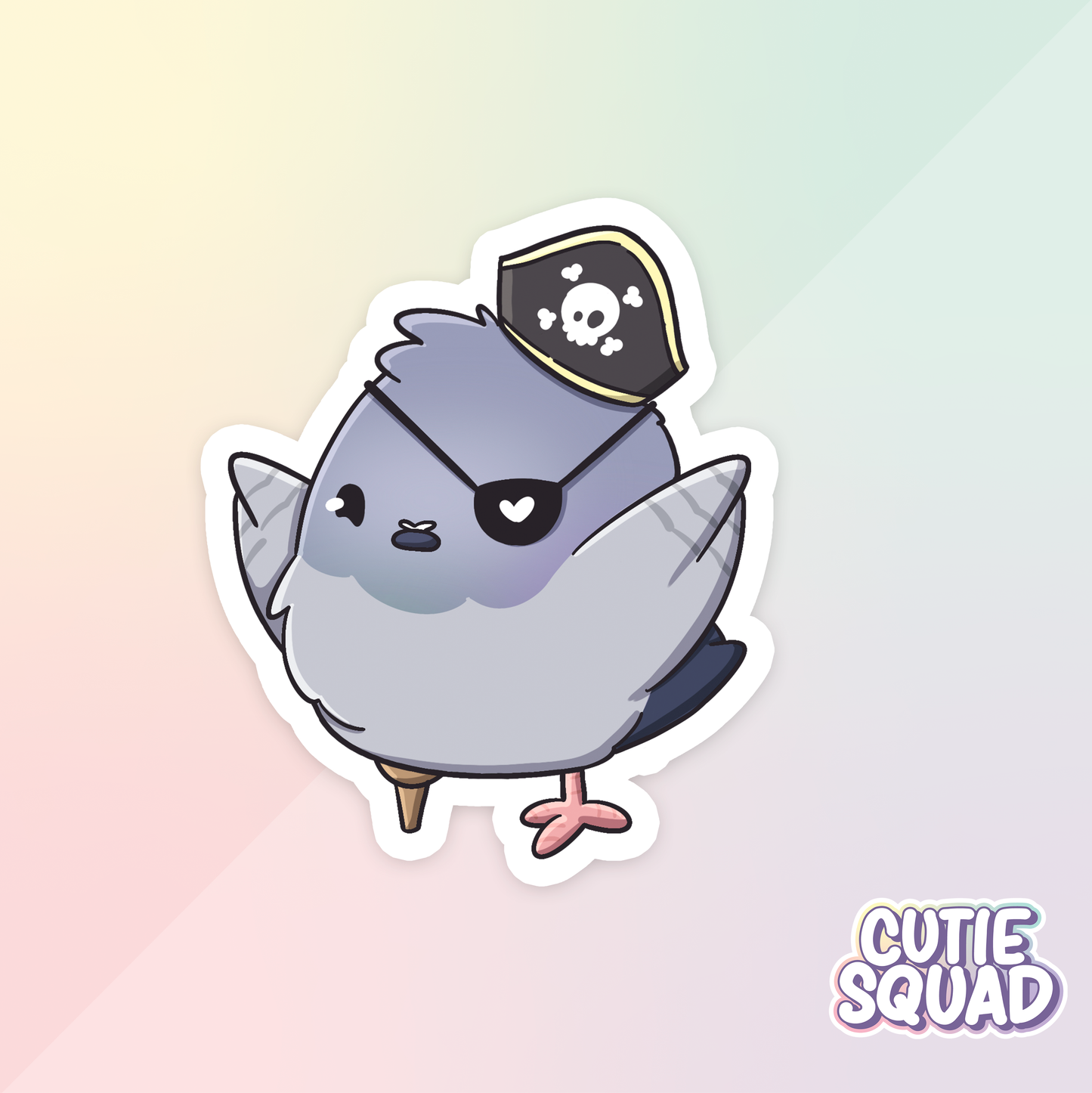 Pigeons with hats | Stickers | Sale