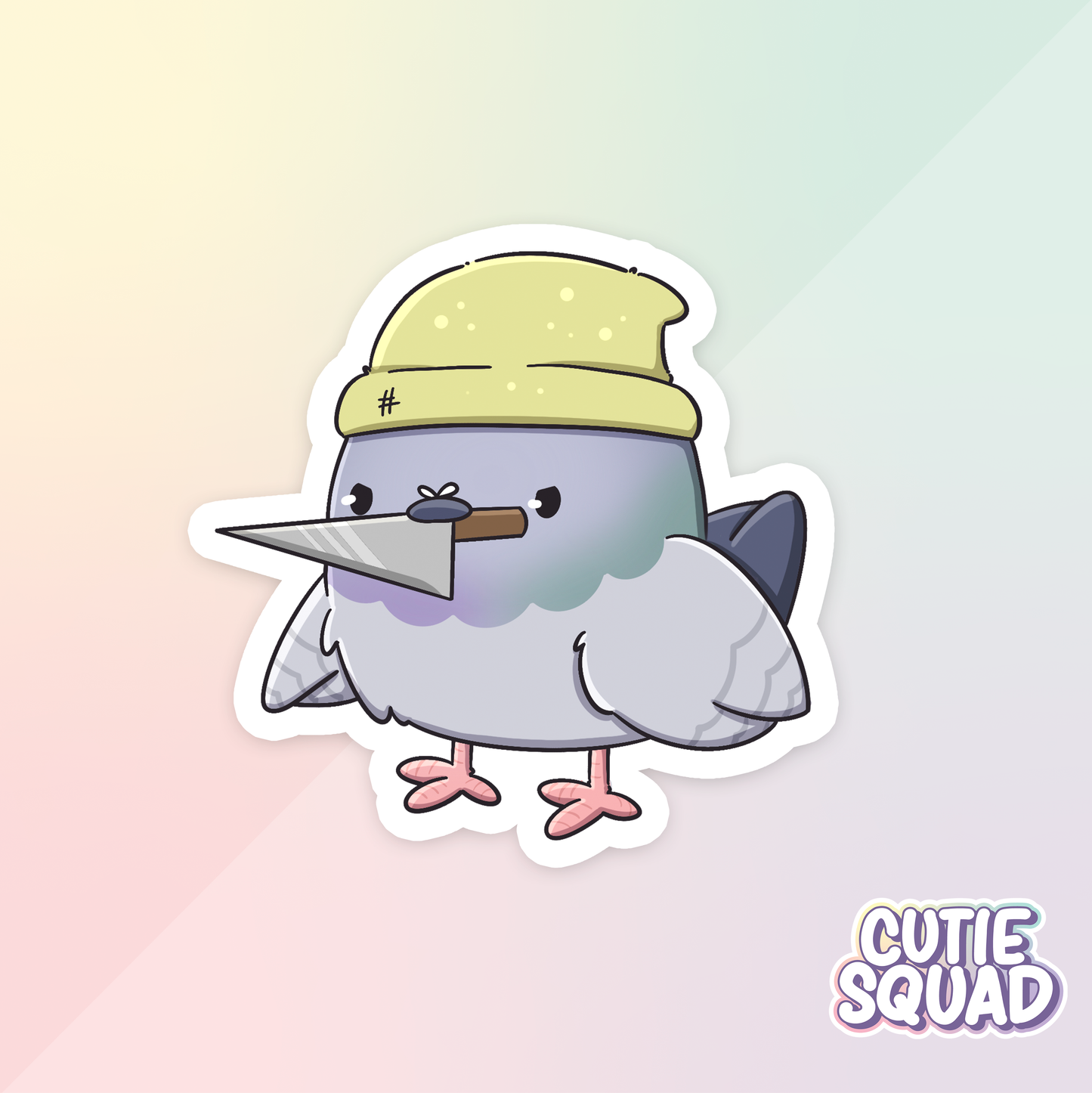 Pigeons with hats | Stickers | Sale