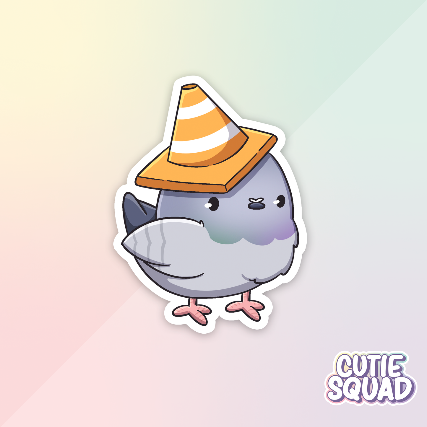 Pigeons with hats | Stickers