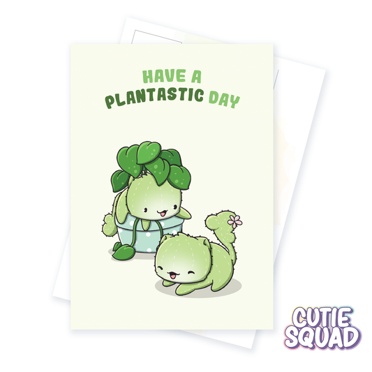 Have a plantastic day | Postcard