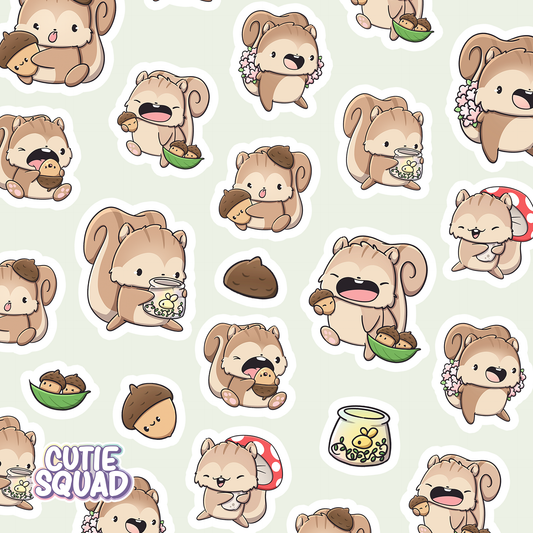 Cozy Nut Club| Sticker Sheet