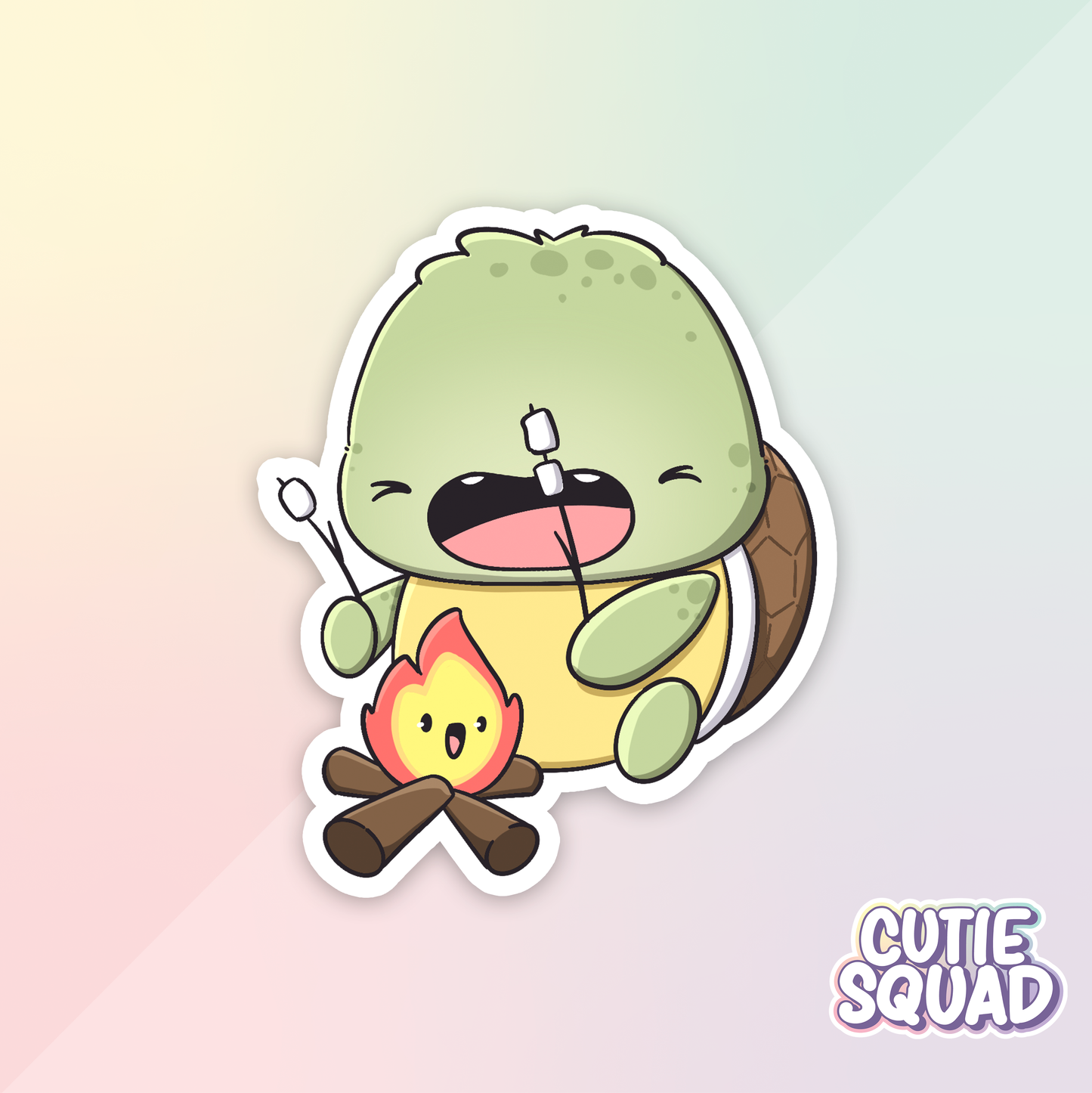 Camping Turtles | Stickers