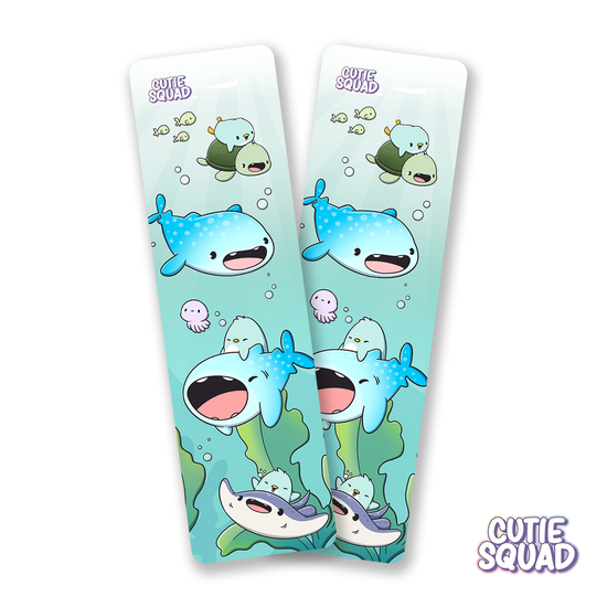 Penguins & Whales | Cute Penguin Bookmark | Ocean Animal Gift