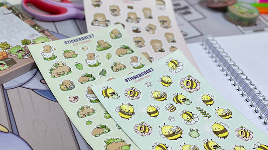 Cute Ways to Use Sticker Sheets in Your Journal