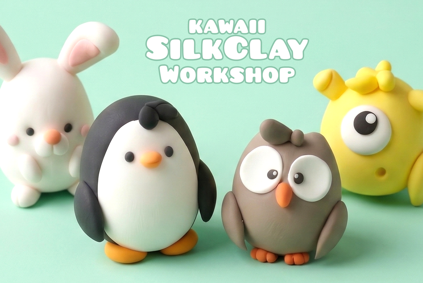 KreaDoe workshop: Maak een kawaii karakter met SilkClay (Vrijdag)