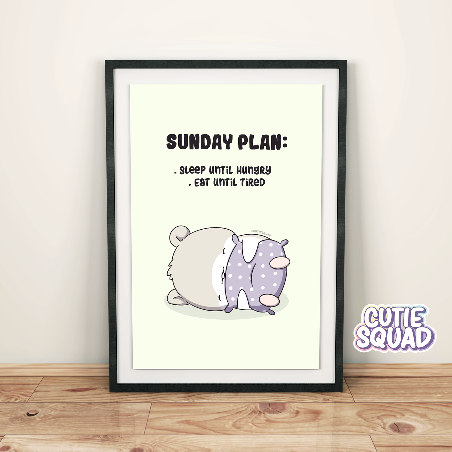 Sunday Plans | Printable Art