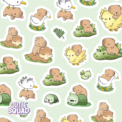 Capy cruisin' | Sticker Sheet