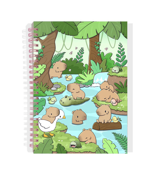 Capybara Herbruikbaar Stickerboek