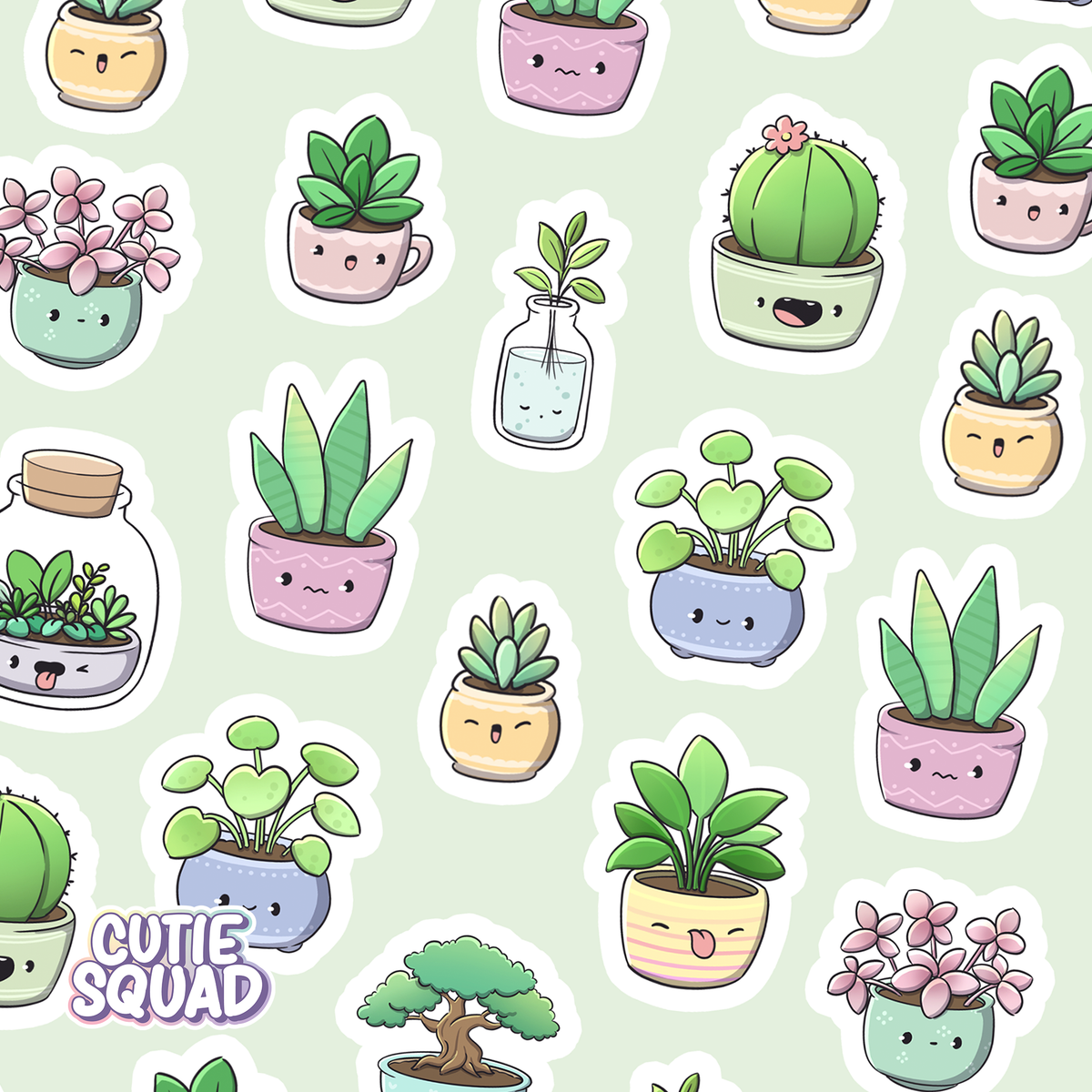 Cutesy Plants | Sticker Sheet