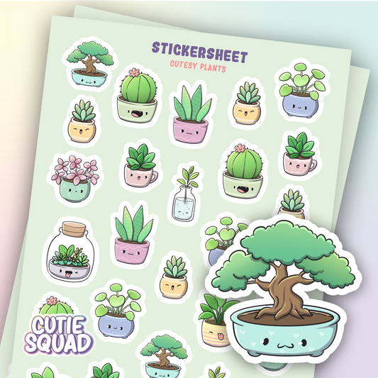 Cutesy Plants | Stickervel