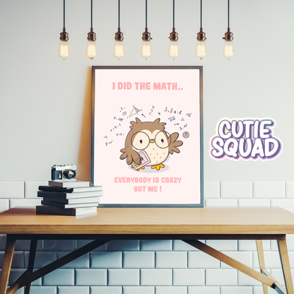 I did the Math | Printable Art