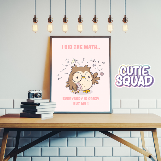 I did the Math | Printable Art