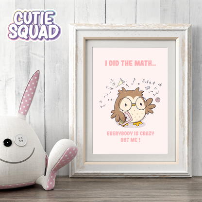 I did the Math | Printable Art