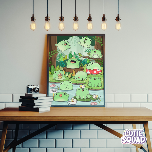 Kawaii Frogs | Print