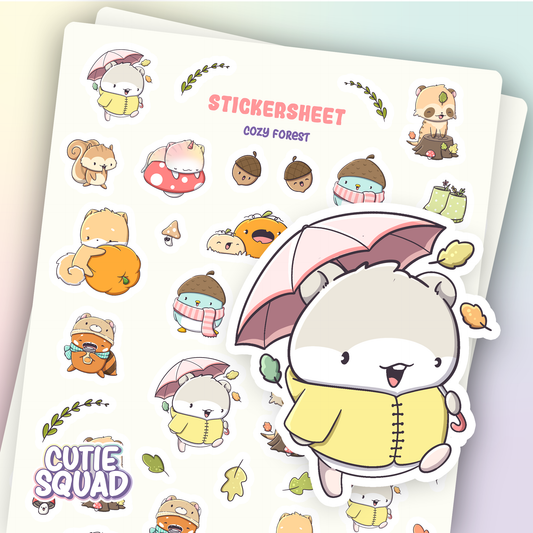 Cozy Forest | Sticker Sheet