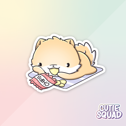 Evening Routine Shibas | Stickers