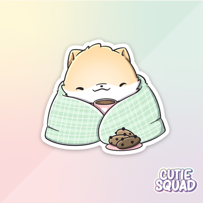Evening Routine Shibas | Stickers