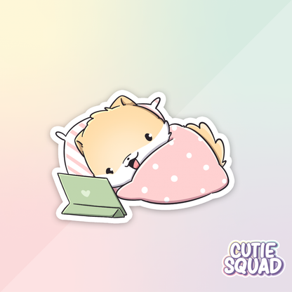 Evening Routine Shibas | Stickers