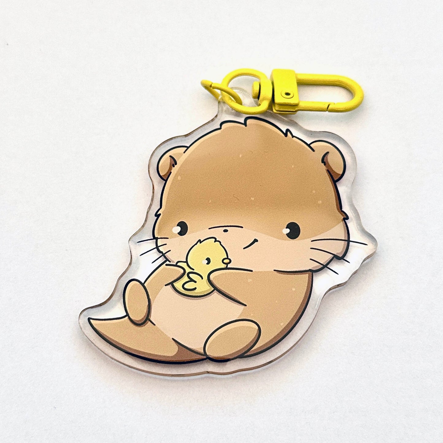 Rubber Ducky Otter Keychain