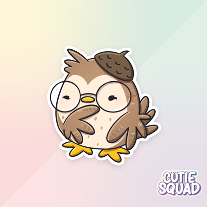 Owlbert in Fall | Stickers