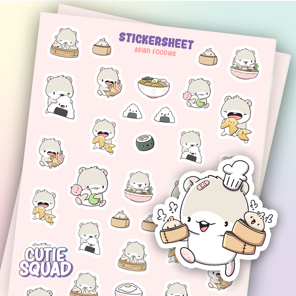 Asian Foodies | Sticker Sheet