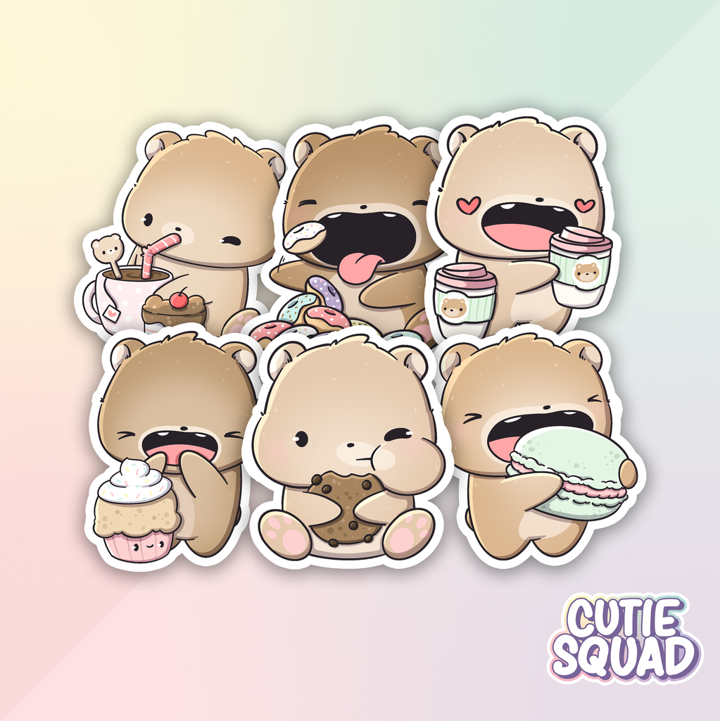 Bear Cafe | Stickers