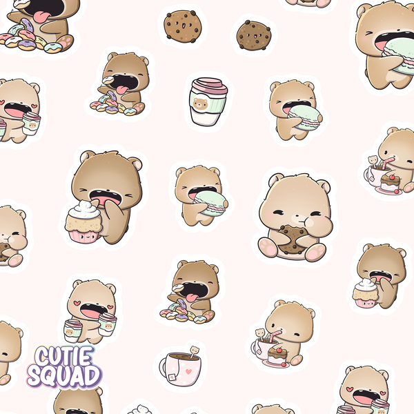 Bear Cafe | Sticker Sheet