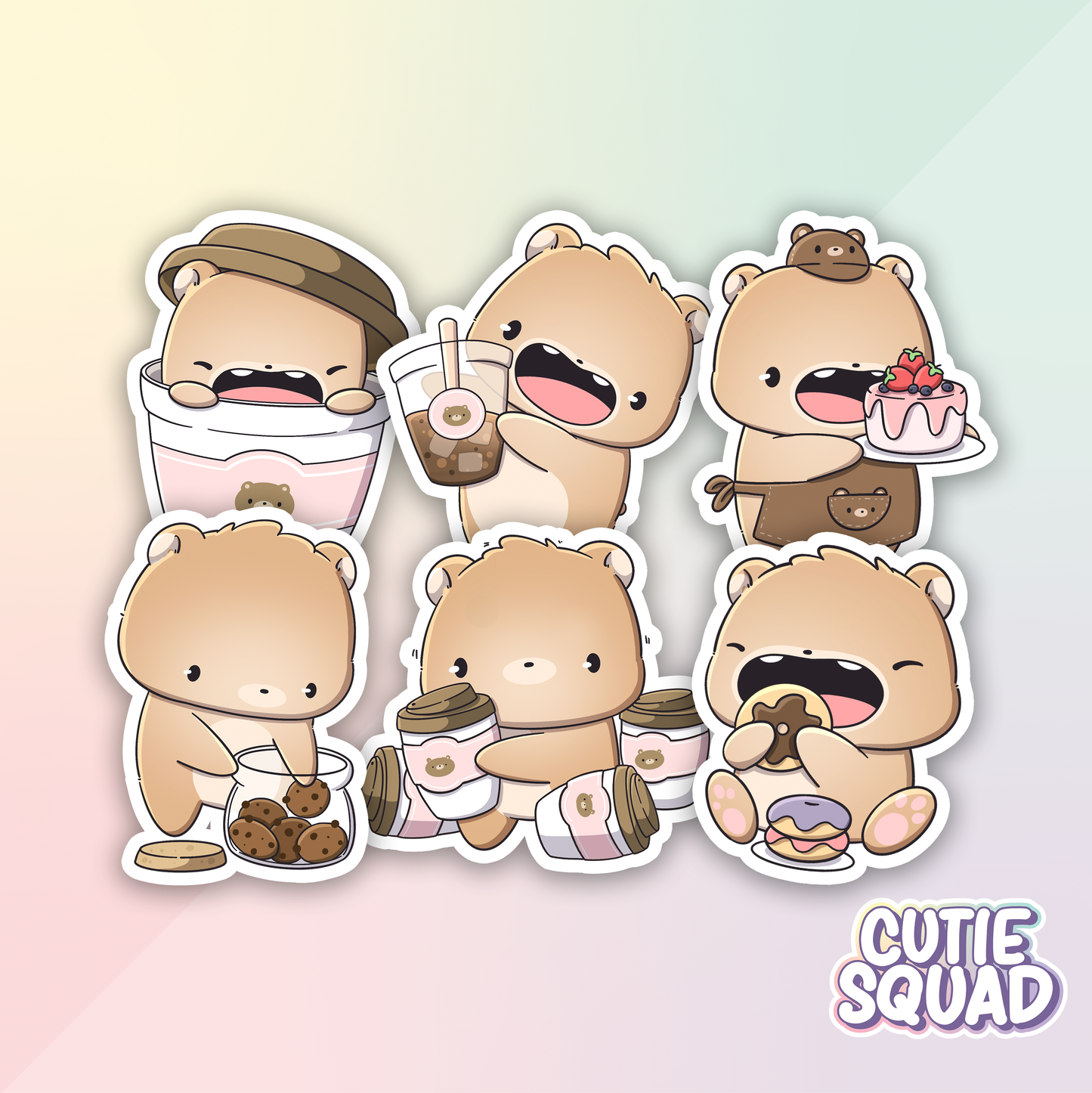 Bear-ista | Stickers