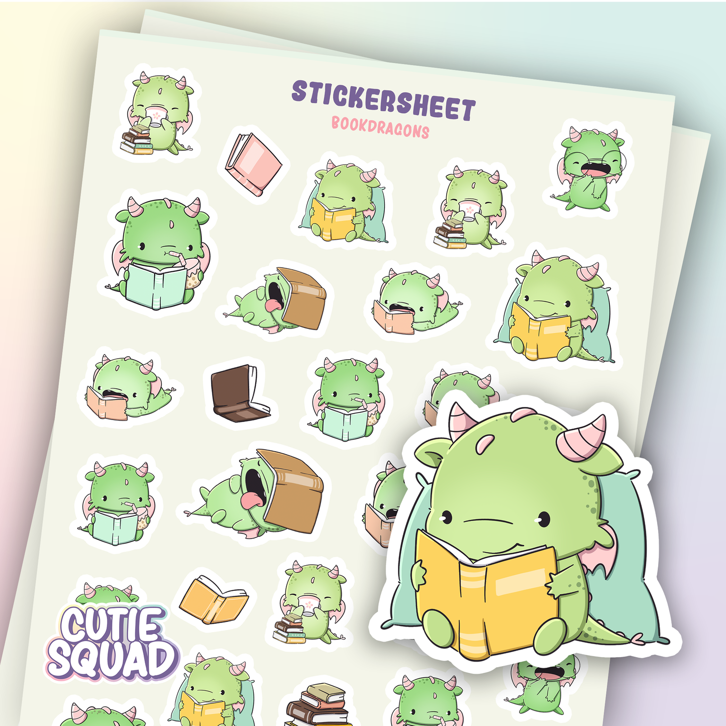 Bookdragons pt2 | Sticker Sheet