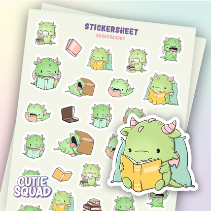 Bookdragons pt2 | Sticker Sheet