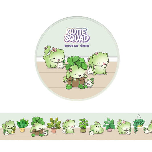 Cactus Cats 2025 | Washi Tape 10m