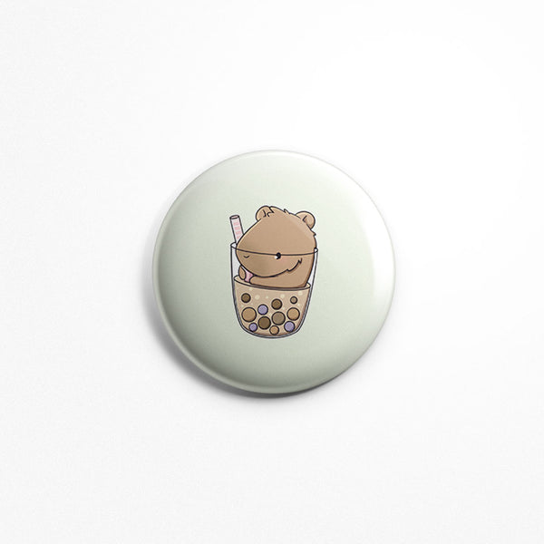 Capybaras bathing | Buttons