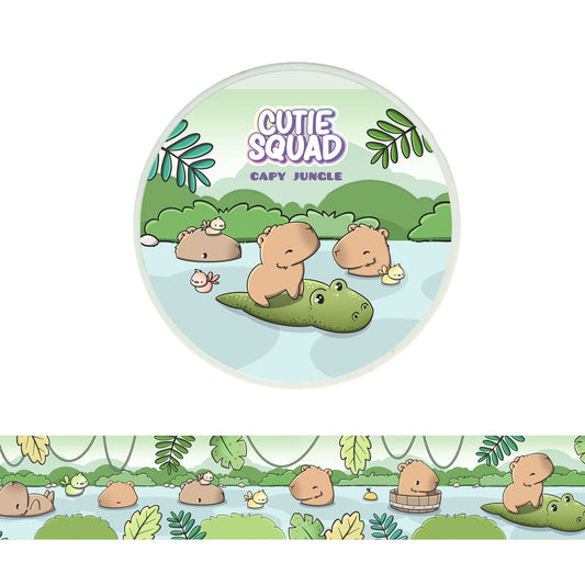 Capybaras 2025 | Washi Tape 10m