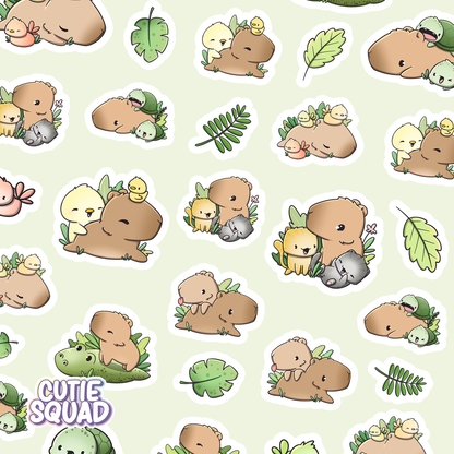 Capy & Friends pt2 | Sticker Sheet