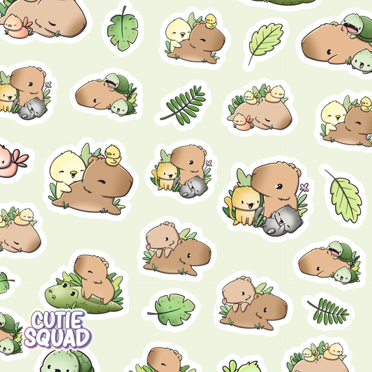 Capy & Friends pt2 | Sticker Sheet