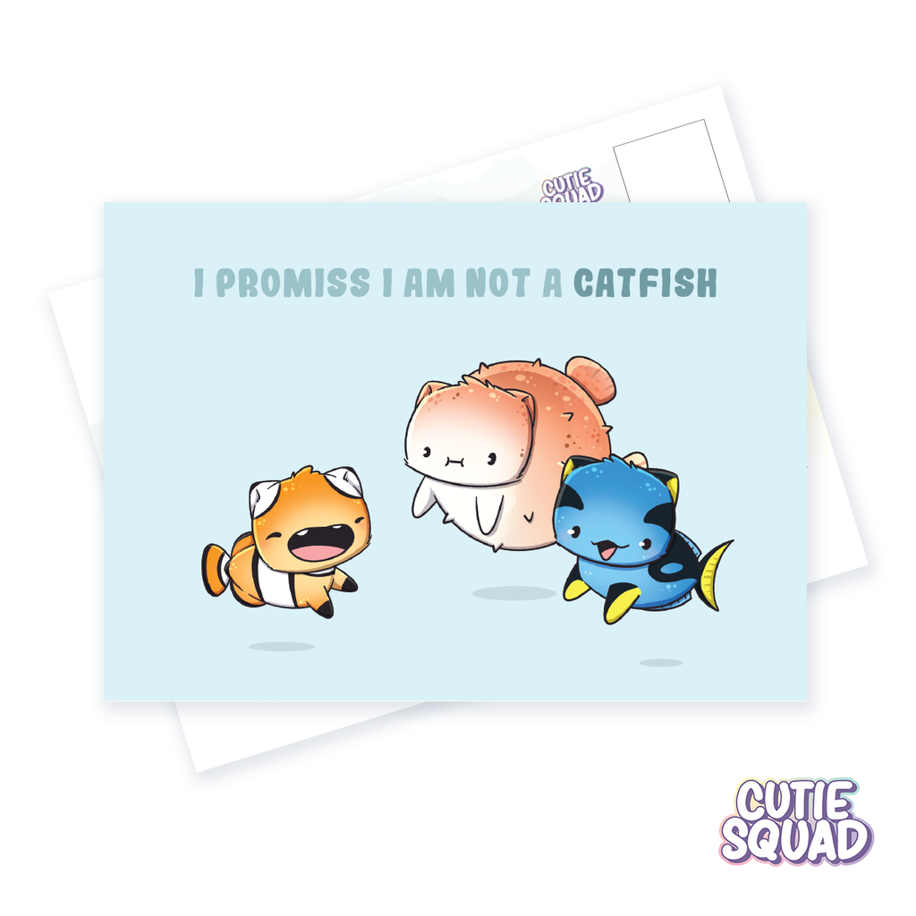 I promiss I'm not a catfish | Postcard