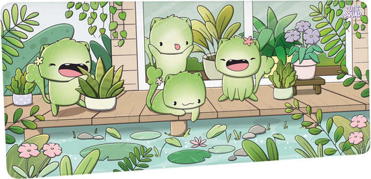 Cactus Cats Kawaii Deskmat 90x40 cm