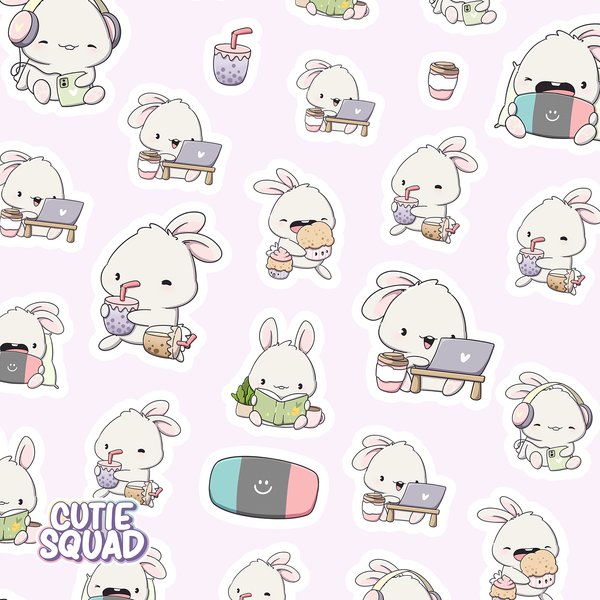 Cozy Bunnies | Sticker Sheet