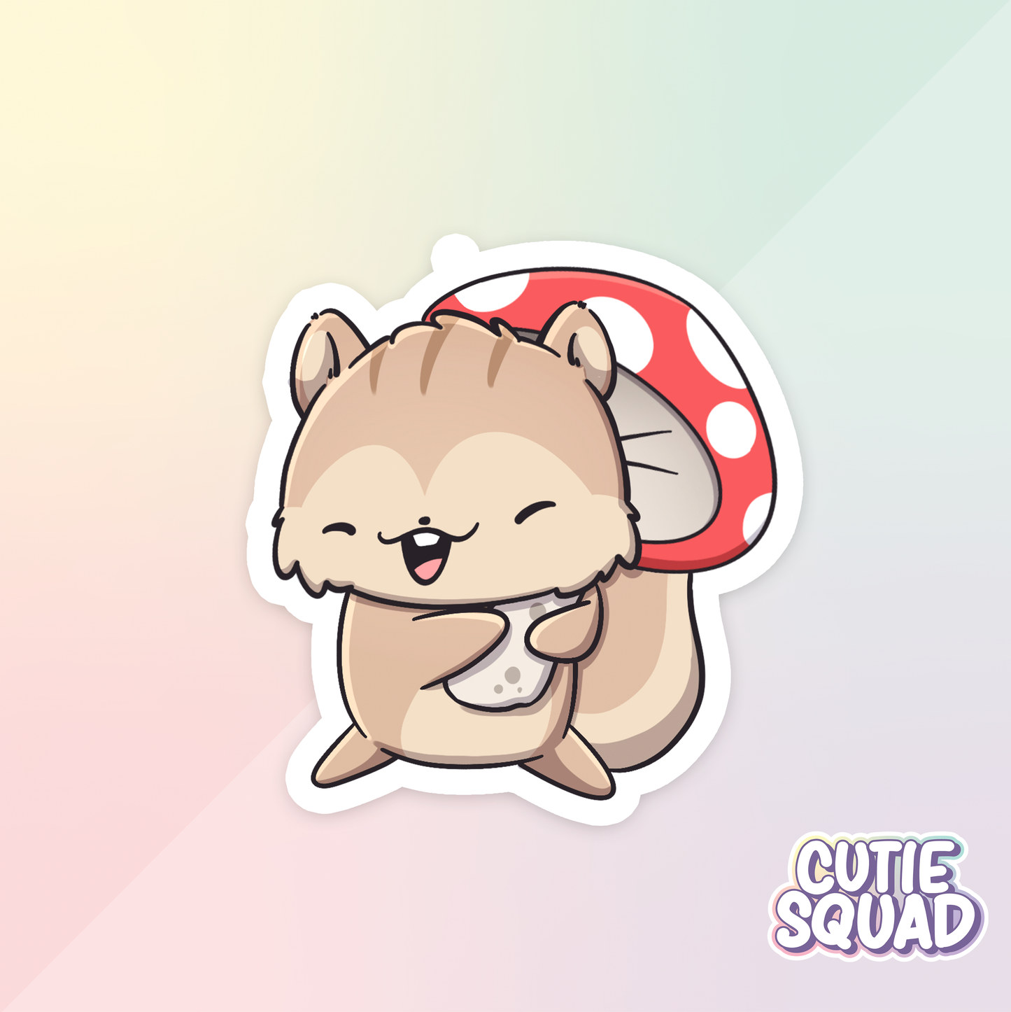 Squirrels Cozy Nut Club | Stickers